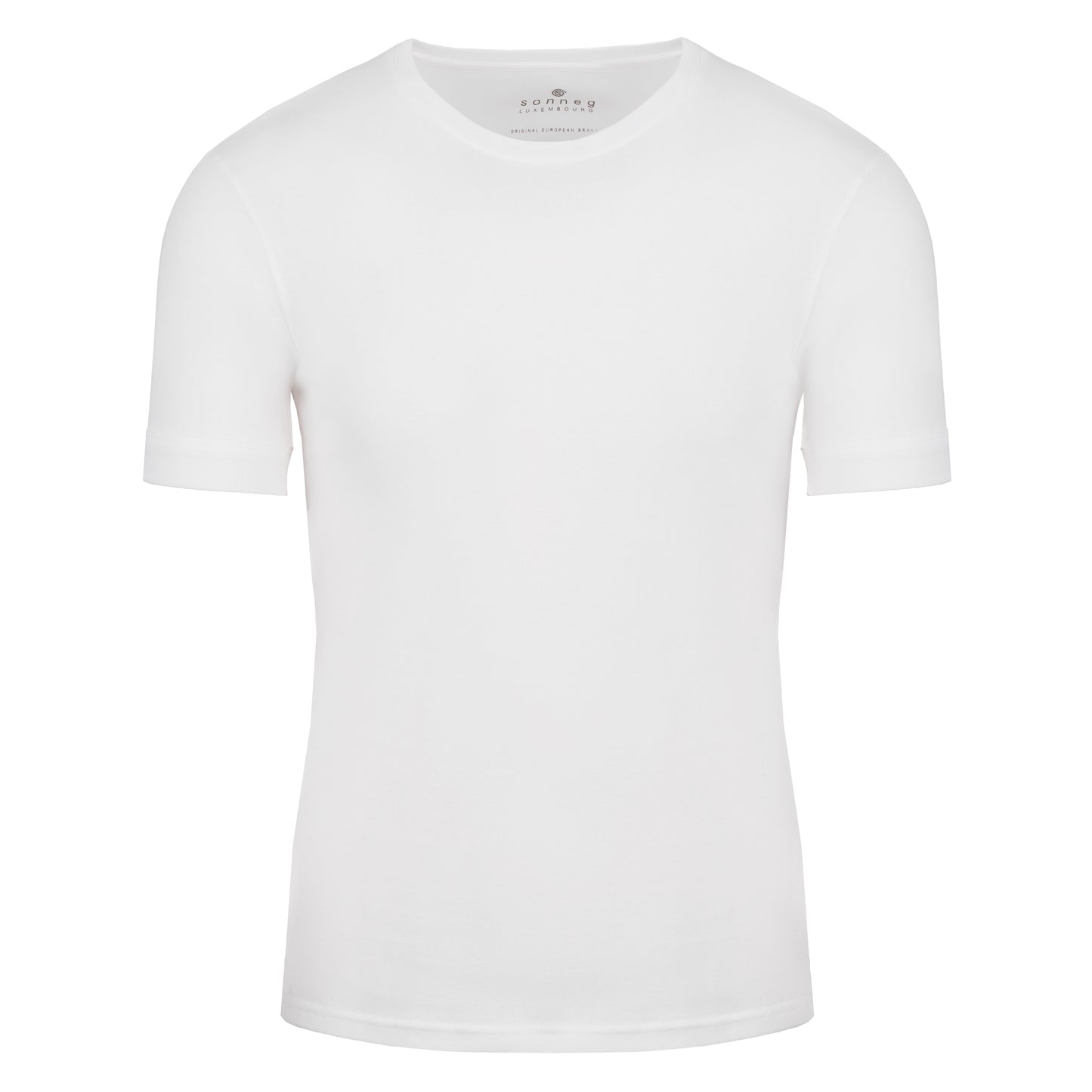 Round neck white T-shirt for men – pack of 2 or 4 tees
