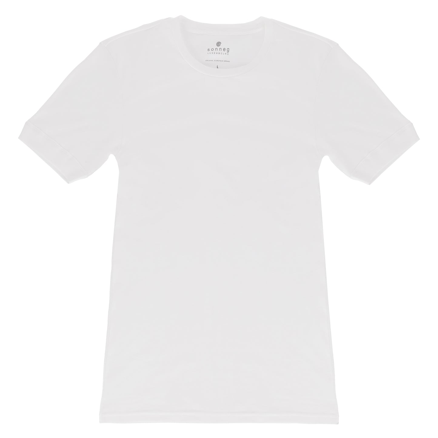 Round neck white T-shirt for men – pack of 2 or 4 tees