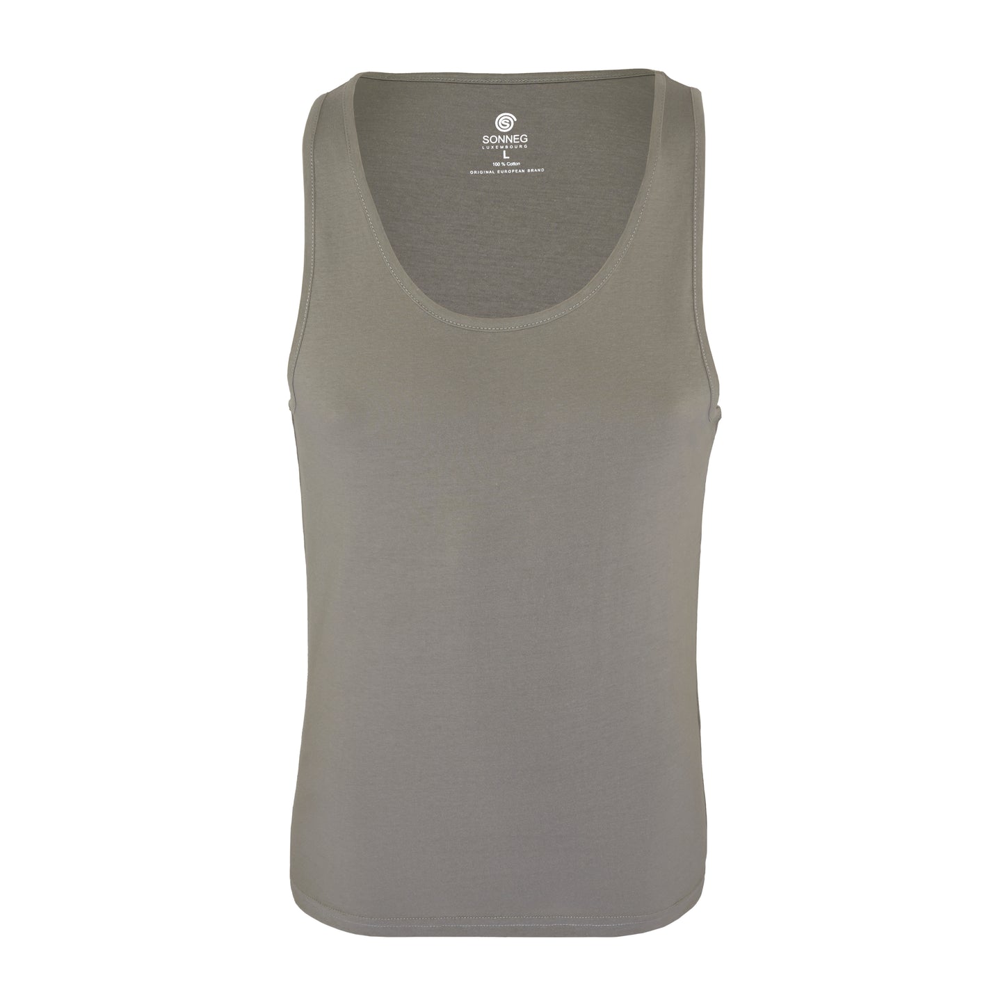 Ash grey, body fit premium tanktops – pack of 2 or 4