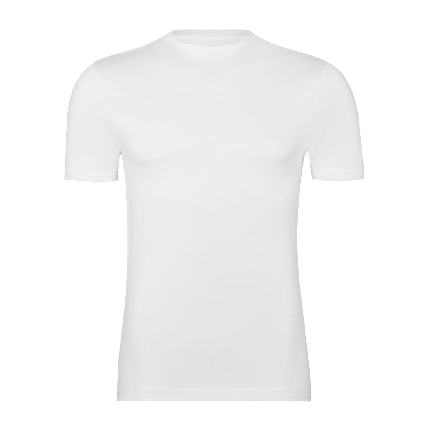 Round tight neck, white, slim fit, T-shirt – pack of 2 or 4 tees