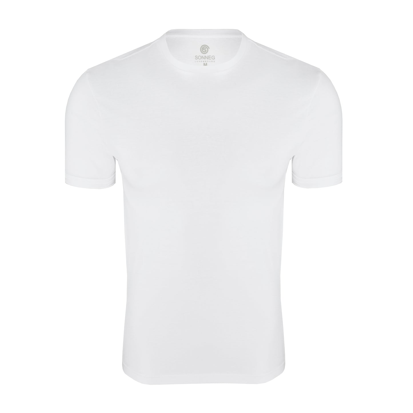 Round tight neck, white, slim fit, T-shirt – pack of 2 or 4 tees