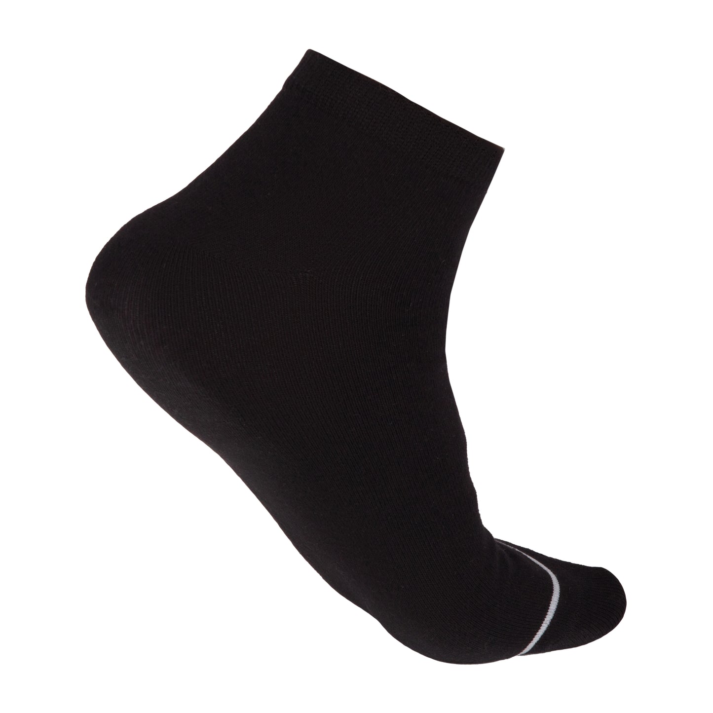 Black unisex, fashionable, low cut Socks - pack of 3 or 6 pairs