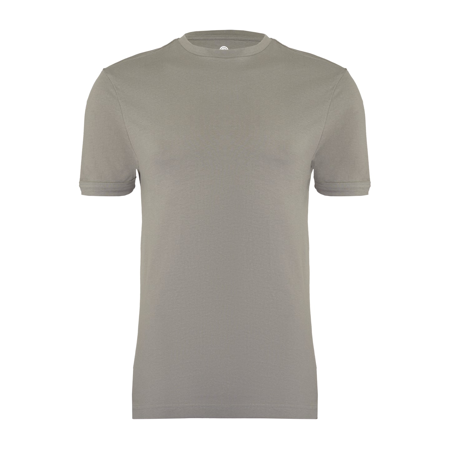 Round tight neck, ash grey, bodyfit T-shirt – pack of 2 or 4 tees
