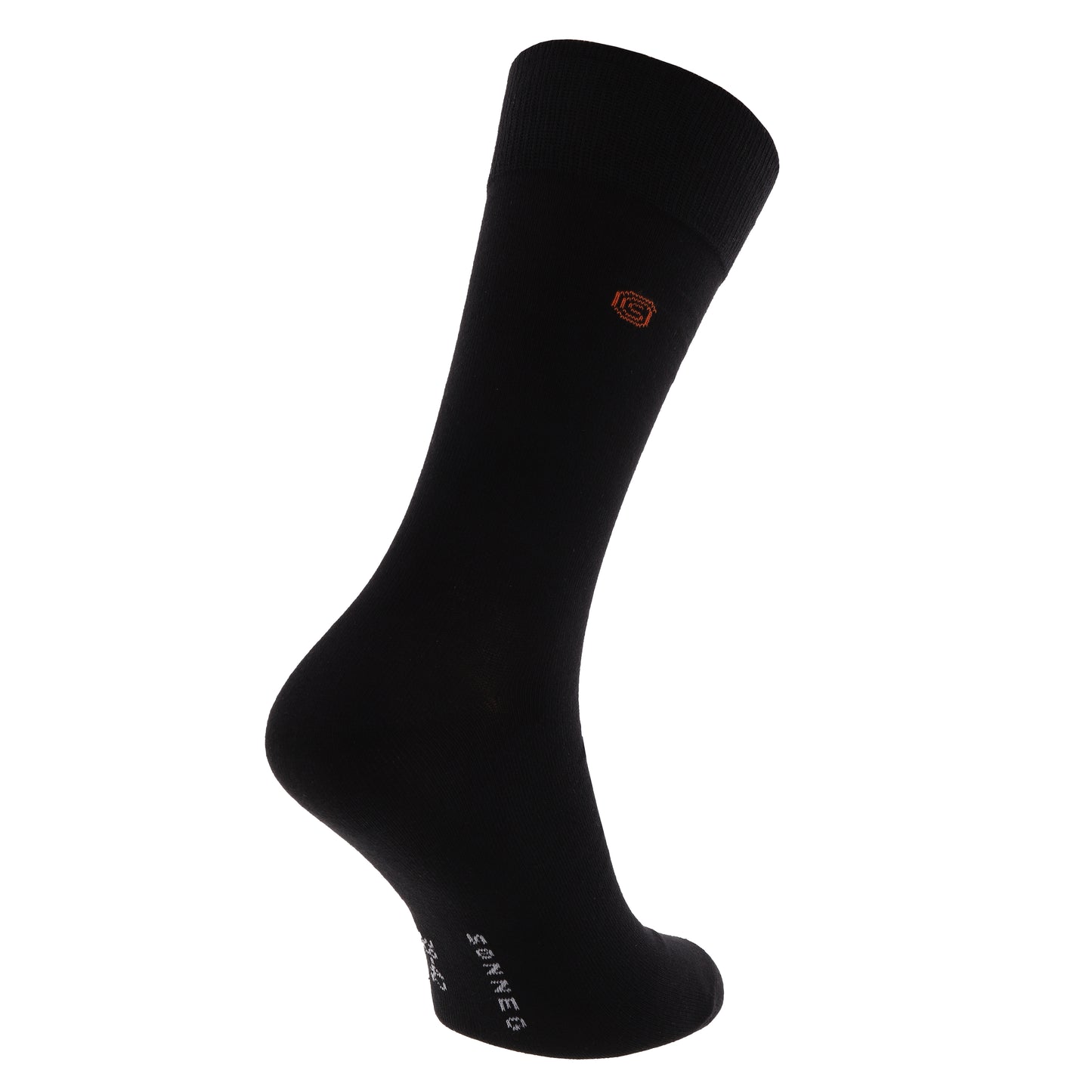 Chaussettes super noires hautes, affaires, classiques, mi-mollet - pack de 5 et 10 paires