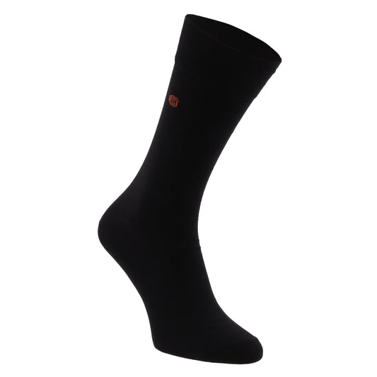 Super black high, business, classic, crew lenght socks – 5 and 10 pairs pack