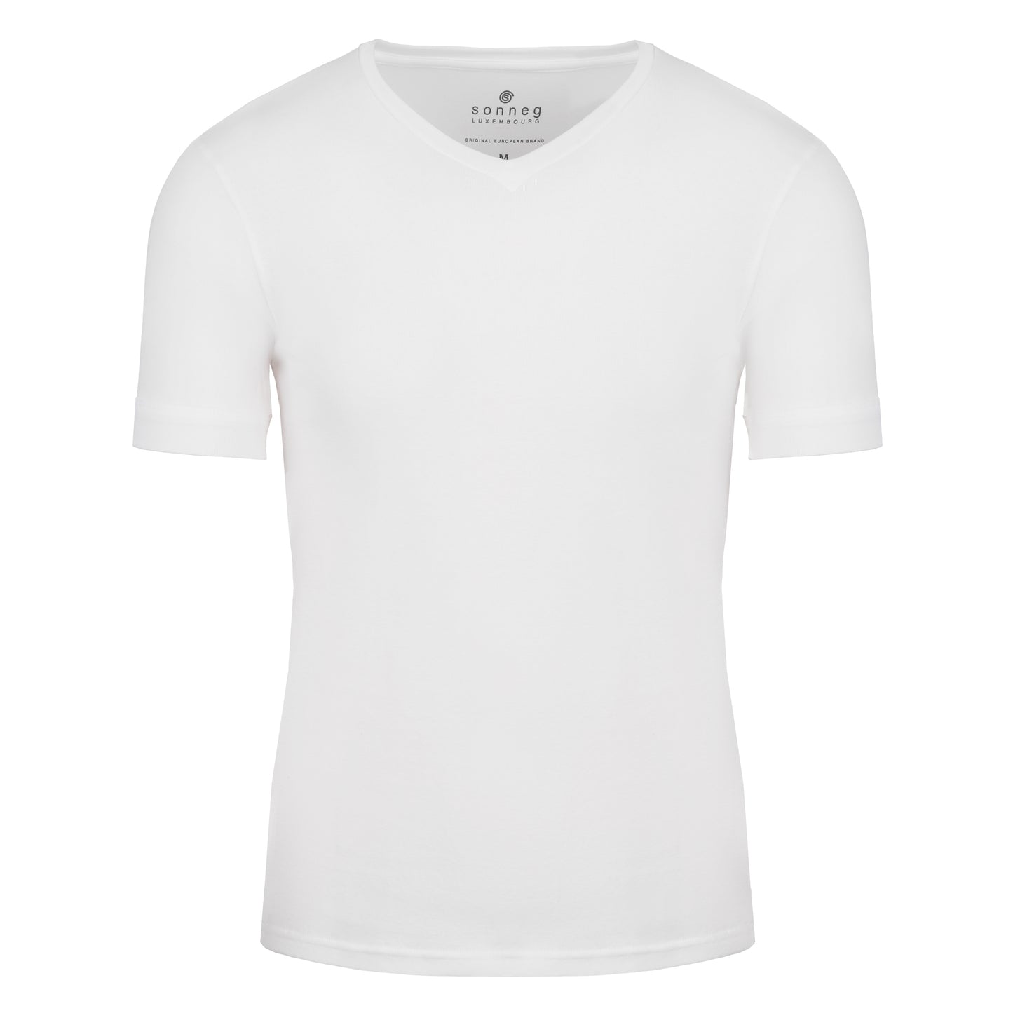 V-neck white T-shirt for men – pack of 2 or 4 tees