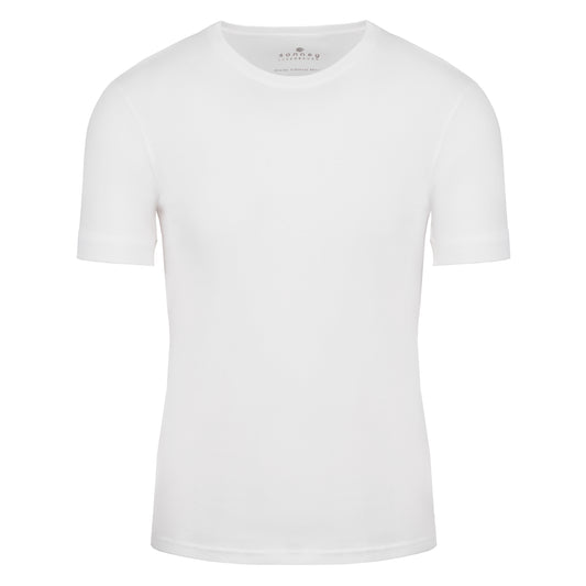 T-shirt blanc col rond pour homme – pack de 2 ou 4 t-shirts