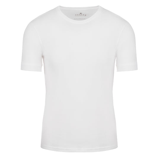 Round neck white T-shirt for men – pack of 2 or 4 tees