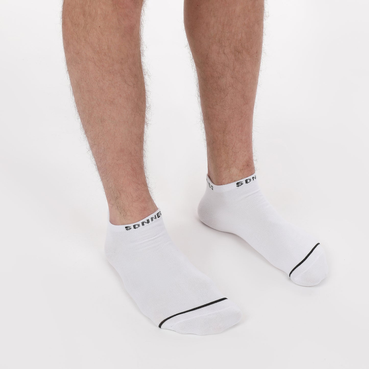 White unisex, fashionable, low cut sports and casual Socks - pack of 5 and 10 pairs