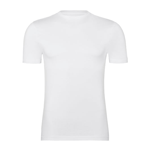 Col rond serré, blanc, coupe slim, T-shirt – pack de 2 ou 4 t-shirts