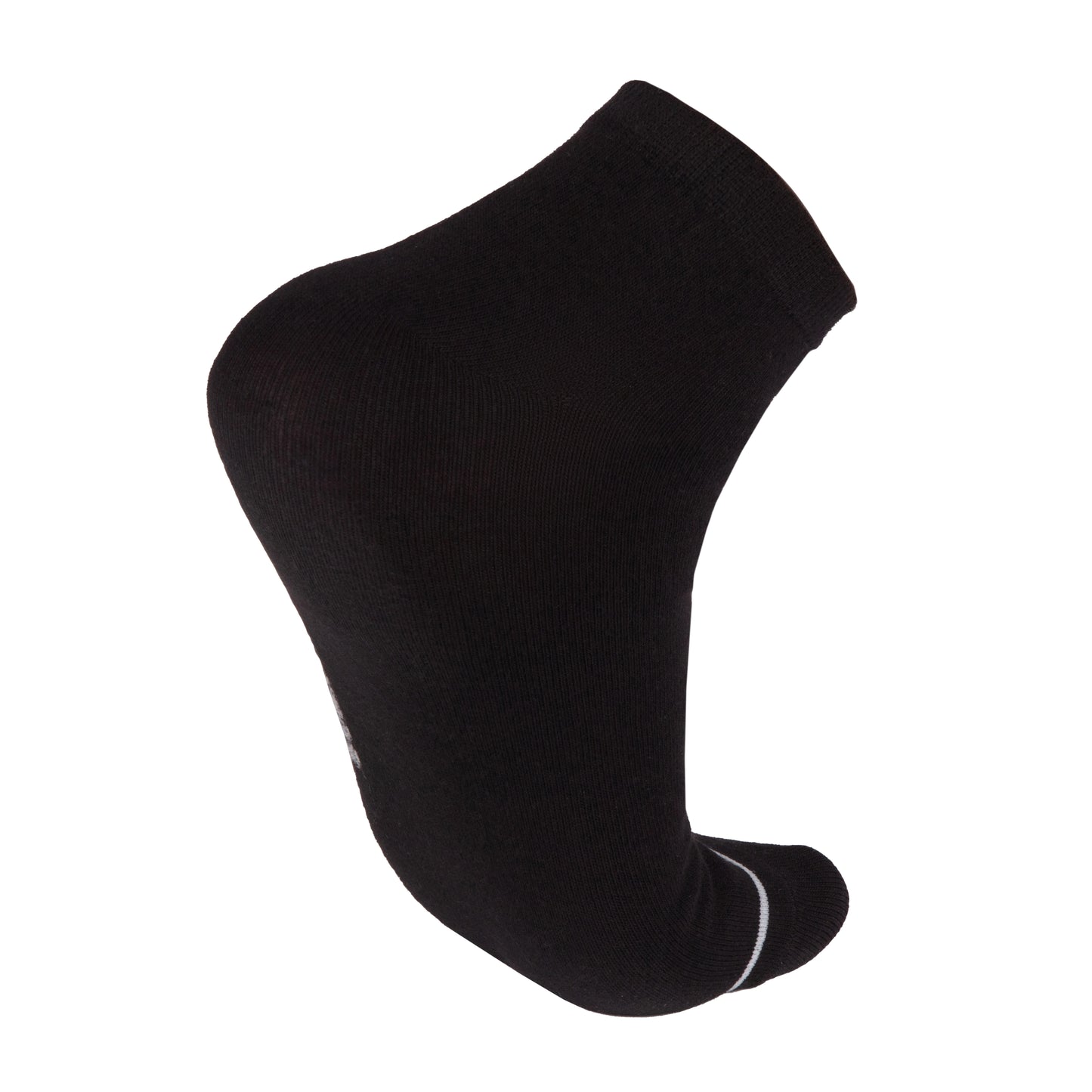 Chaussettes noires unisexes, mode, coupe basse - pack de 3 ou 6 paires