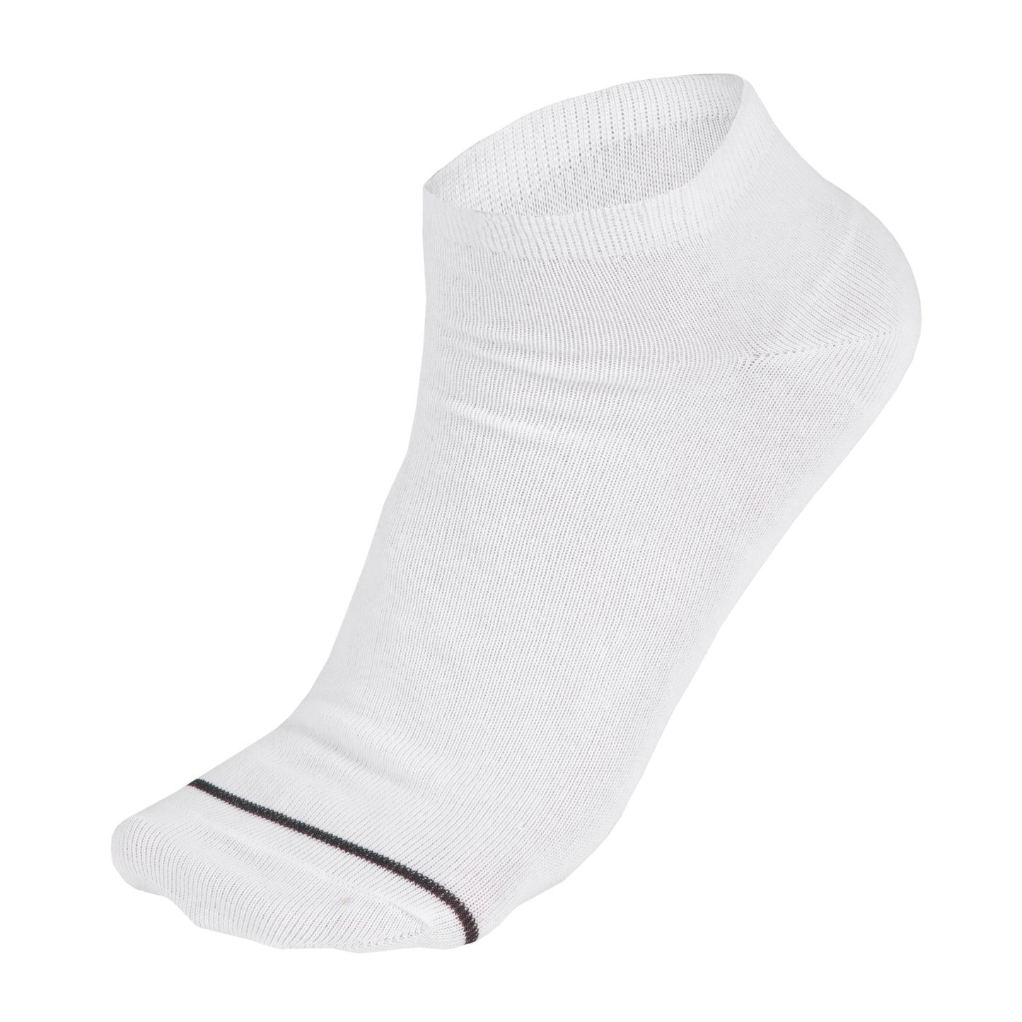 Chaussettes basses unisexes blanches à la mode - pack de 3 ou 6 paires