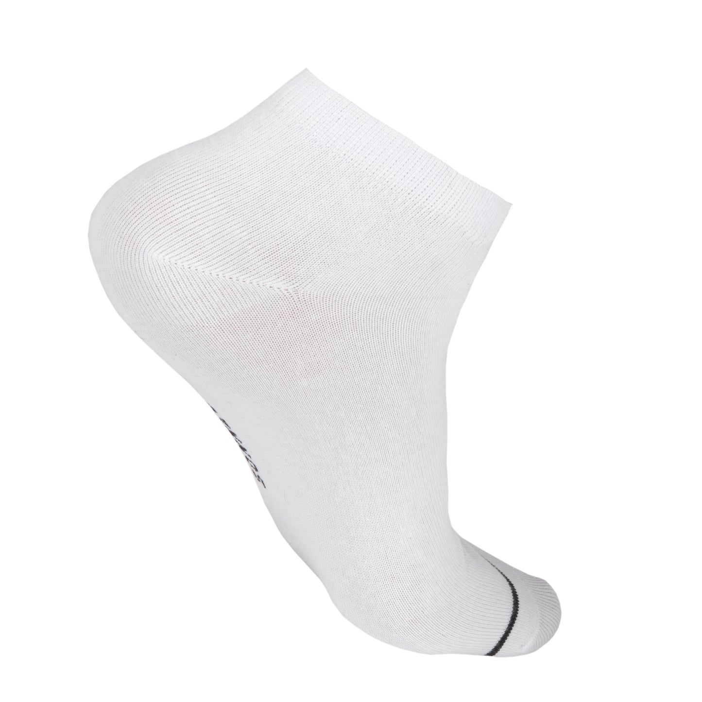 Chaussettes basses unisexes blanches à la mode - pack de 3 ou 6 paires