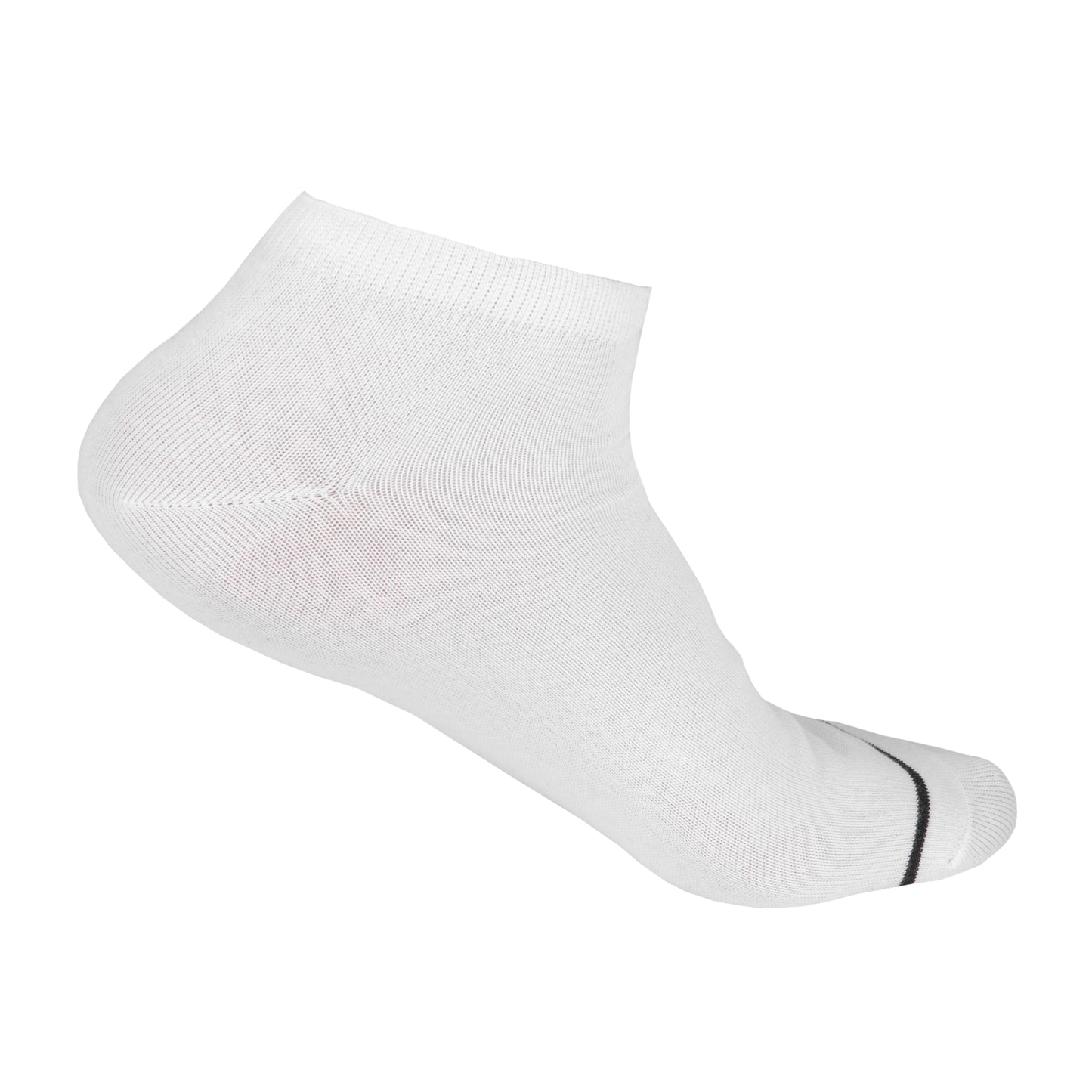 Chaussettes basses unisexes blanches à la mode - pack de 3 ou 6 paires