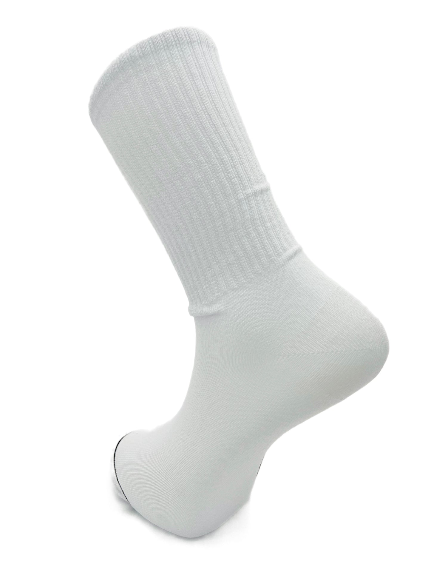 Weiße unisex, modische, besatzungslänge, beiläufig und sportsocken – 3er- oder 6er-Packung